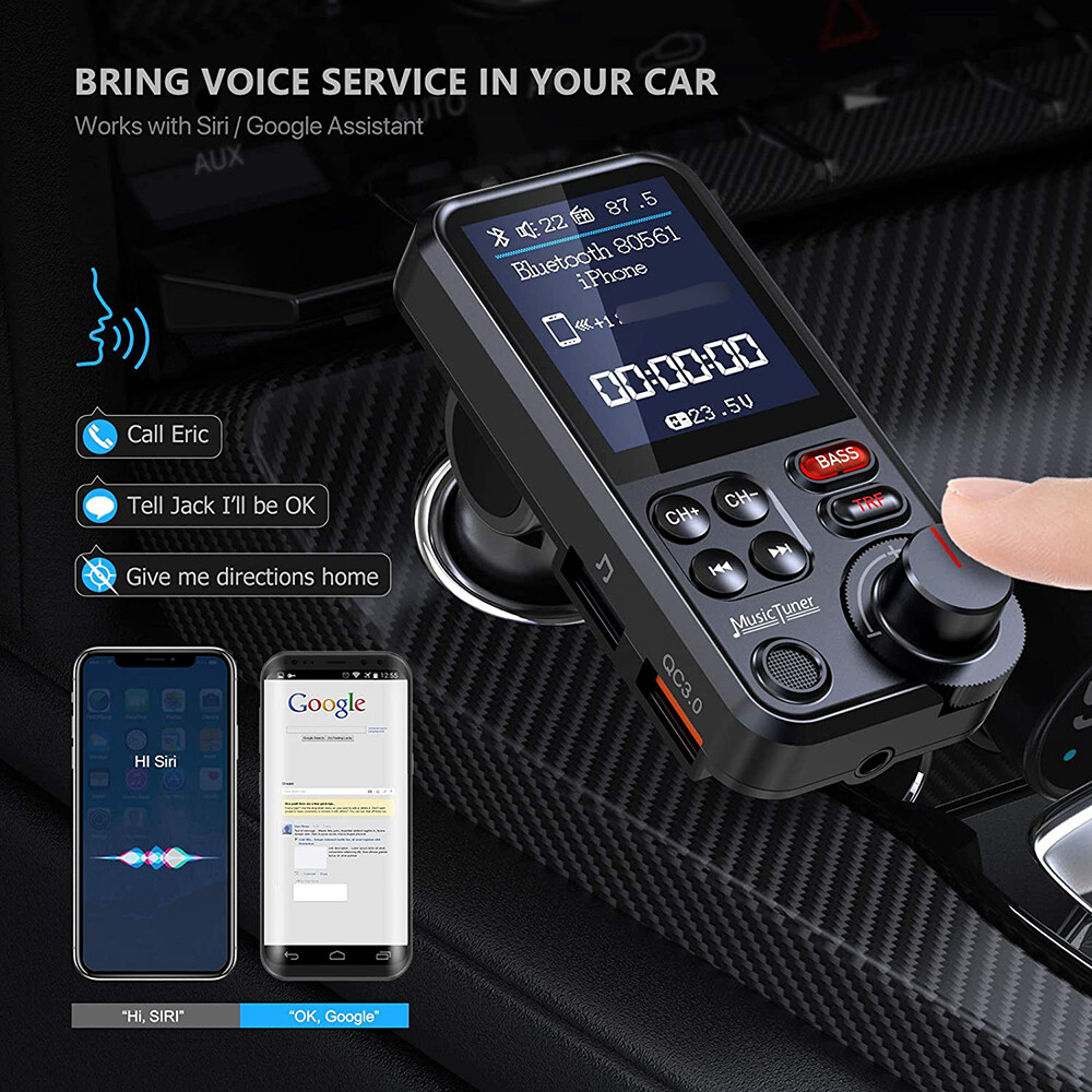 Bluetooth Car Kit MP3 Player FM Transmitter Wireless Radio Adapter USB Charger