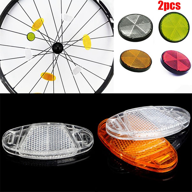 orange spoke reflectors