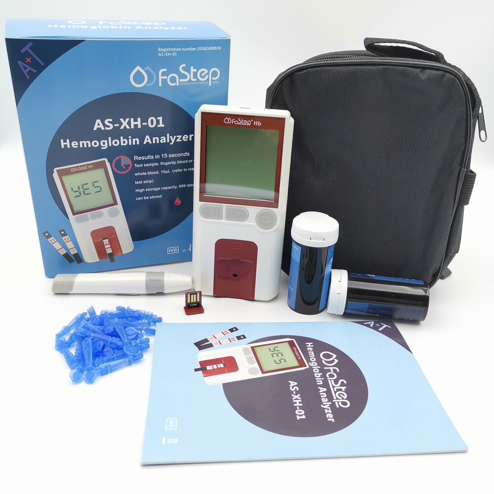 Купить Измеритель холестерина FaStep Hb Hemoglobin Meter Analyzer Test ...