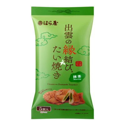 Haraya Izumo Taiyaki Matcha Filling Japanese Green Tea Cake Snack はら屋 縁結びたい焼き 抹茶