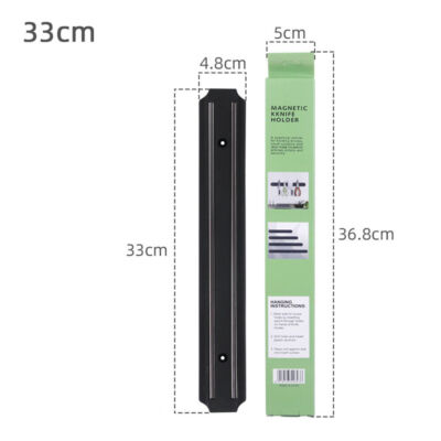Kitchen Wall Mount Magnetic Knife Scissor Storage Holder Rack Strip Tool US