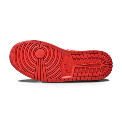 JORDAN MENS NIKE AIR JORDAN 1 LOW "BULLS" - 553558 163 - WHITE GYM RED BLACK