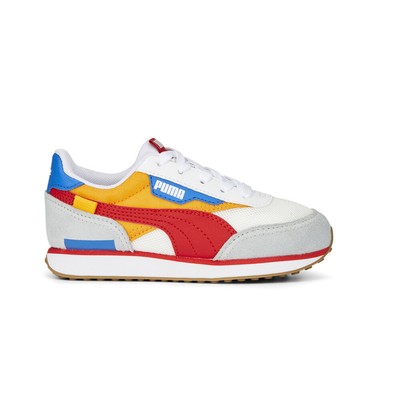 Puma Future Rider Splash Ac Lace Up  Toddler Boys Red, White, Yellow Sneakers Ca