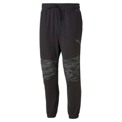 

Puma Concept Knit Drawstring Joggers Мужские повседневные спортивные брюки размера  523121, Черный, Puma Concept Knit Drawstring Joggers