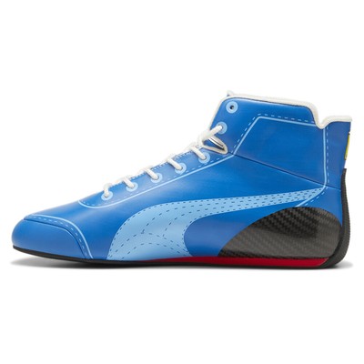 Pre-owned Puma Scuderia Ferrari Speedcat Pro Miami High Top Mens Blue Sneakers Casual Sho