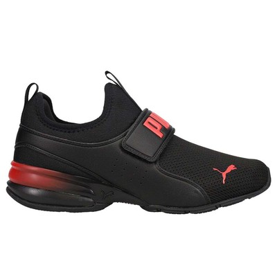

Кроссовки Puma Axelion Faded Slip On Youth Boys Size  M Повседневная обувь 388302-01, Черный, Puma Axelion Faded Slip On Youth