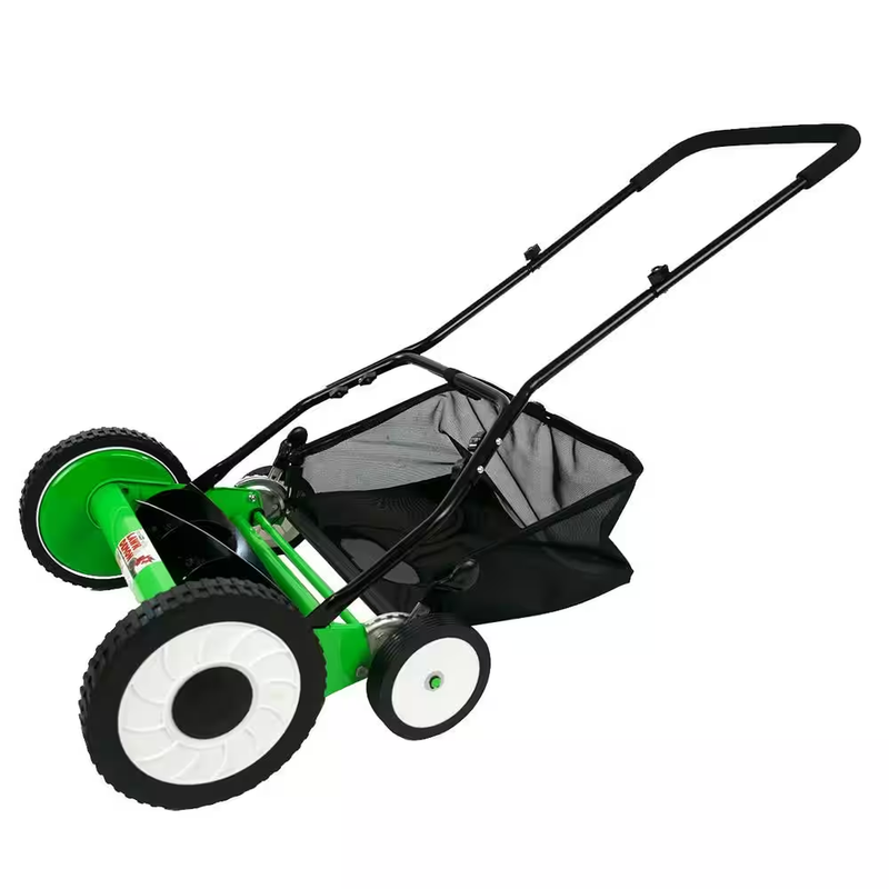 Lawn Demon 16 In. 5-Blade Walk behind Manual Power Push Reel Mower