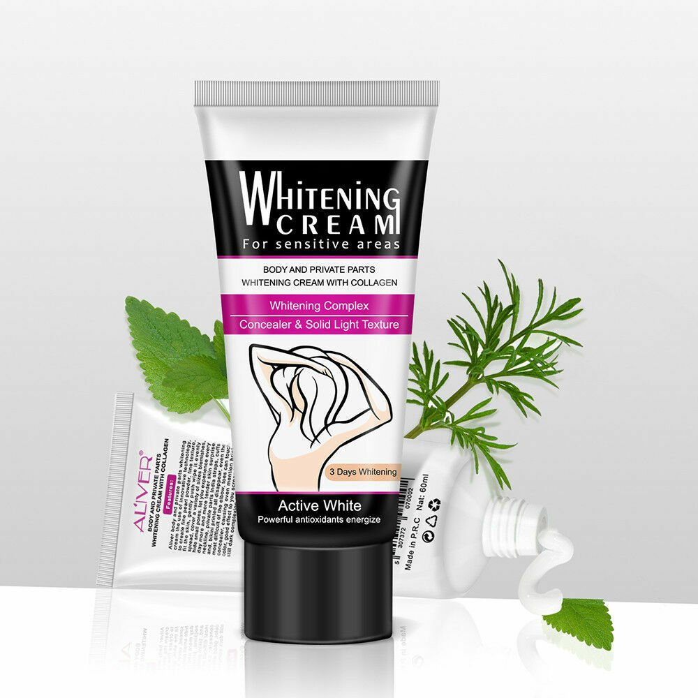 60ml Face Body Whitening Cream Instant Dark Skin Bleaching Lotion Sensitive Area