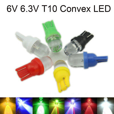 100Pcs DC 6V 6.3V T10 W5W 194 LED 168 921 Led Light Pinball LED Bulb Lamps