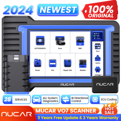 MUCAR VO7 Bidirectional OBD2 Scanner Coding Reader IMMO Auto Diagnostic Tool 