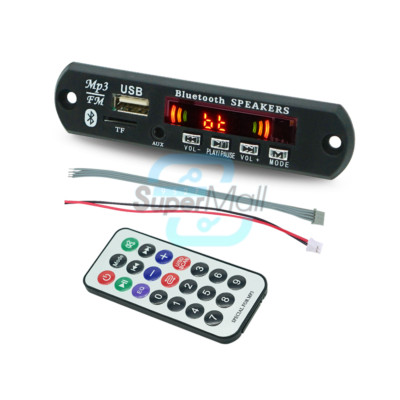 12V MP3 WMA Audio Module USB TF Radio Wireless Bluetooth Decoder Board For Car