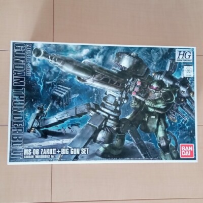 Bandai HG 1/144 GUNDAM Thunderbolt MS-06 ZAKU II+BIG GUN SET Bandai HG 1/144 GUNDAM Thunderbolt MS-06 ZAKU II+BIG GUN SET