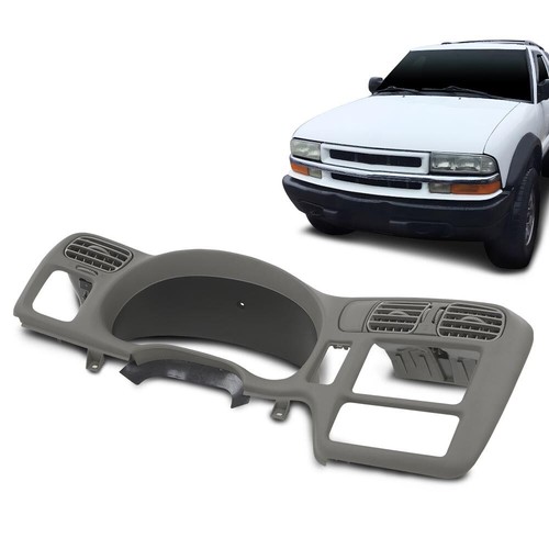 Fit For 98-05 Chevy S10 Blazer Jimmy Sonoma Double Din Dash Radio Cluster Bezel