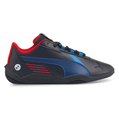 Puma Bmw Mms RCat Machina Lace Up Youth Boys Черные кроссовки Повседневная обувь 307125