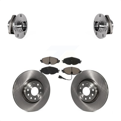 Front Hub Bearing Assembly Disc Brake Rotor Pad Kit For Audi A3 Sportback e-tron