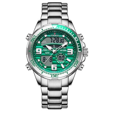 Men Luxury Dual Display Luminous Waterproof Analog Quartz Digital Wrist Watch...