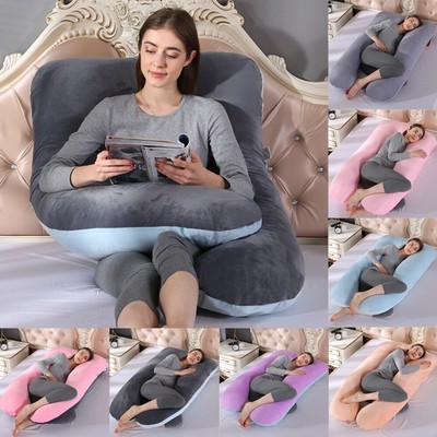 Pregnancy Full Body Pillow U Shaped Long Best Maternity Hug Sleeping Back Pillow