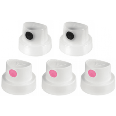 MTN Fat Caps (5) Replacement Spray Paint Nozzles For Wide Lines