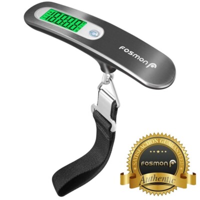 Portable Travel 110lb / 50kg LCD Digital Hanging Luggage Scale Electronic Weight