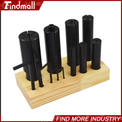 Findmall 8 PCS Expanding Arbors Set Mandrels 1/4'' To 1-1/4'' For Lathe Milling