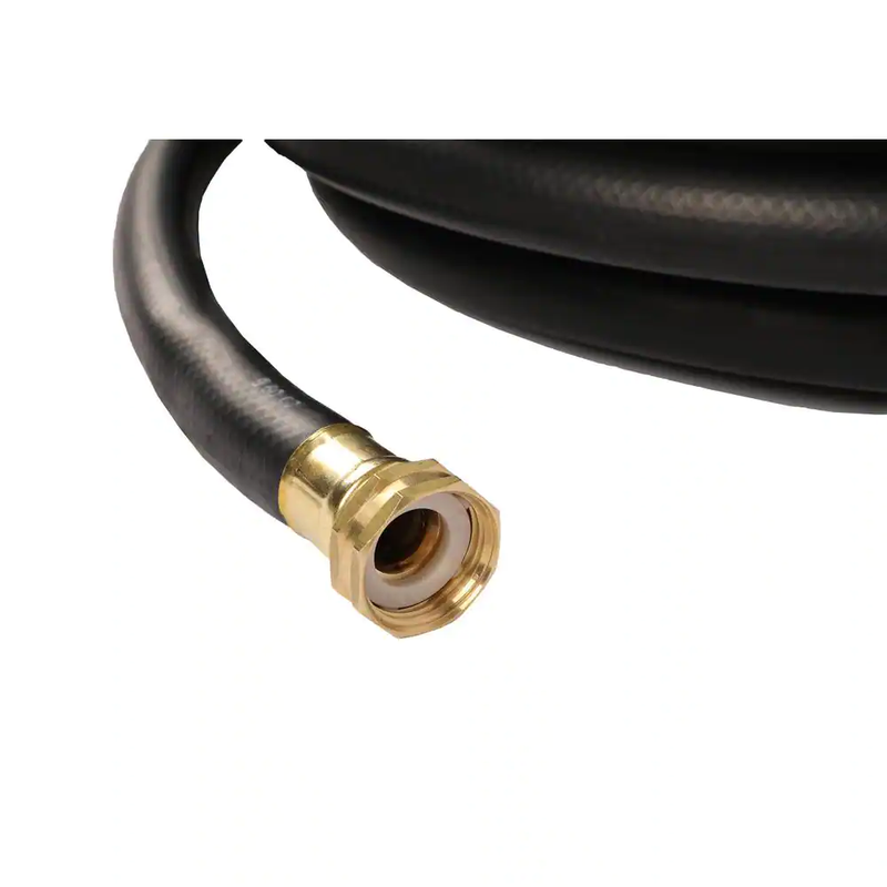 NEW Durable Commercial Grade Rubber Black Water Hose 5/8in Dia x 50ft