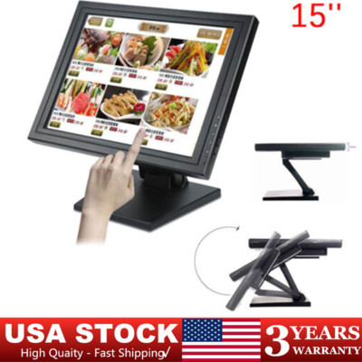 15inch Touch Screen Monitor 1024x768 USB/VGA/HDMI POS Screen Monitor Touchscreen