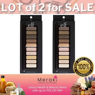 E.L.F. NUDE Eyeshadow Palette - 0.49oz, NEED it NUDE [LOT of 2]