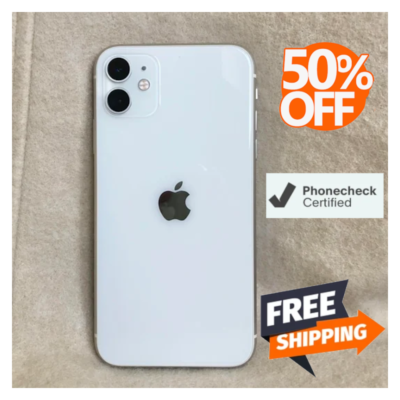 Apple iPhone 11 128GB 64GB White Unlocked Verizon At&t Metro Apple iPhone 11 128GB 64GB White Unlocked Verizon At&t Metro