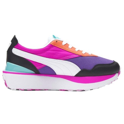 Puma Cruise Rider Hypnotize Lace Up Женские розовые, фиолетовые кроссовки Повседневная обувь 3