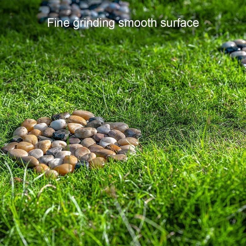 River Rock Stepping Stones Outdoor, Pavers Pebbles Polished Gravel for Garden Wa