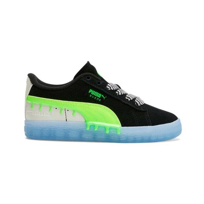 Черные кроссовки Puma Suede Slime Lace Up для мальчиков, повседневная обувь 39111201