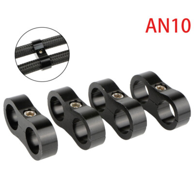 20FT 6AN 8AN 10AN CPE Braided Nylon Fuel Line Kit w/12pcs Fuel Hose End Fittings