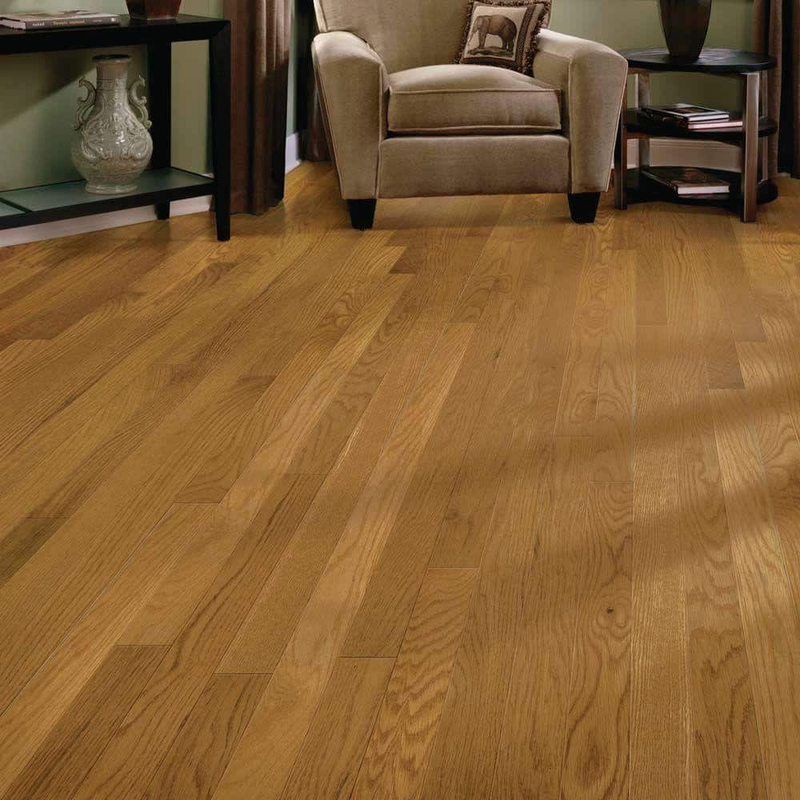 Bruce Butterscotch Oak 3/4" x 2-1/4" Solid Hardwood Flooring (20-Sq-Ft/Case)