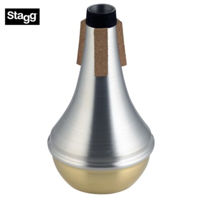 Stagg MTR-S3B Aluminum/Brass Bottom Straight Mute For Trumpet