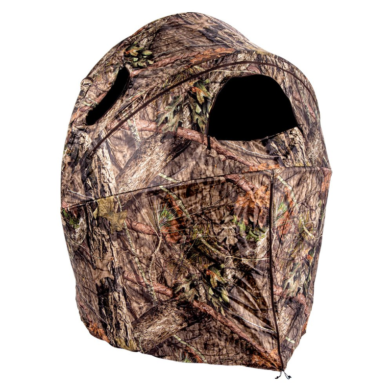 One Man Chair Blind Pop Up Crossbow Firearm Hunting Tent Cover Mossy Oak Camo
