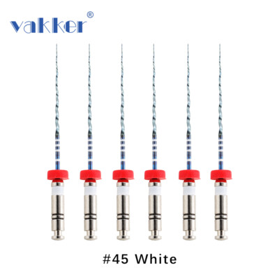 V Blue Dental NiTi Rotary Endo Files Heat Activated Memory Files 25mm #15-#60