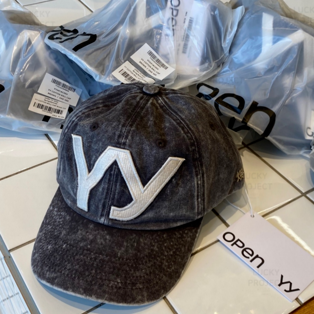 Open YyYY COTTON BALL CAP ブラウン Open YyYY COTTON BALL CAP ブラウン