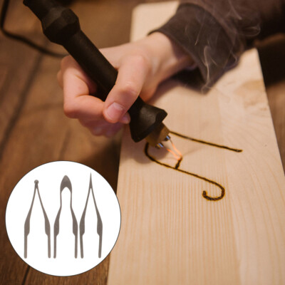  3pcs Wood Burning Machine Tip Burner Pen Tip Wood Burner Tool Pyrography Tip