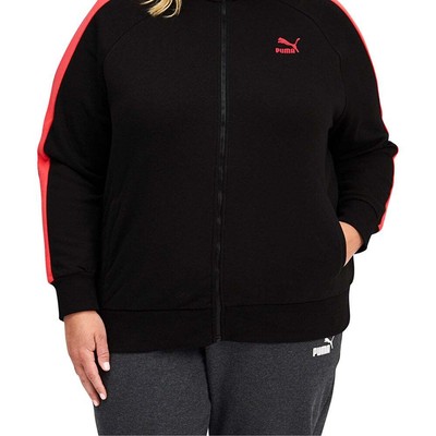 

Puma Iconic T7 Full Zip Jacket Pl Женская черная повседневная спортивная верхняя одежда 531853-, Черный, Puma Iconic T7 Full Zip Jacket Pl