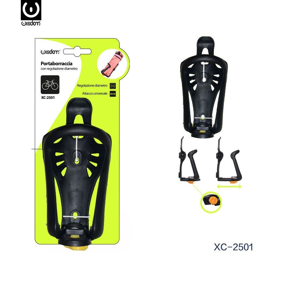 Portaborraccia Regolabile Universale Per Bici Bicicletta Xc-2501 wis