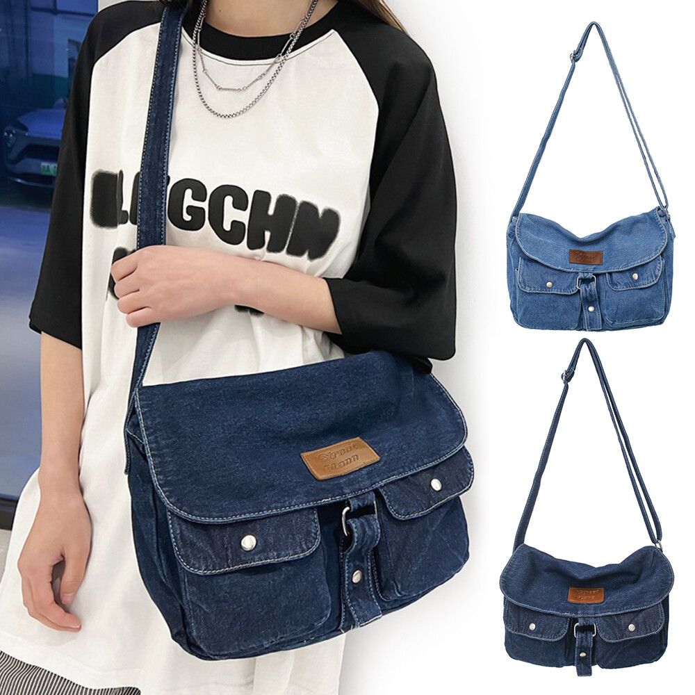   JEANS★Women's Ruched Shoulder Bag Tommy Jeans chain shoulder bag in ruched denim | ASOS