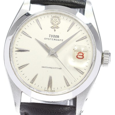 TUDOR 7939 Oysterdate Big Rose Redundant Dial watch men TO175573