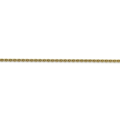 Pre-owned Skyjewelers Real 10kt Yellow Gold 1.75mm Parisian Wheat Chain; 30 Inch; Lobster Clasp
