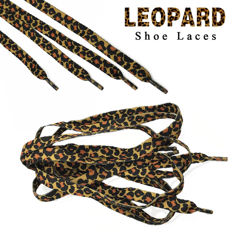 leopard print laces