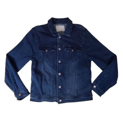 ジャケット・アウター RULE THE FATE denim jacket SIZE 1 FF LA Jean Jacket Denim Coat Trucker Womens Size Medium Dark