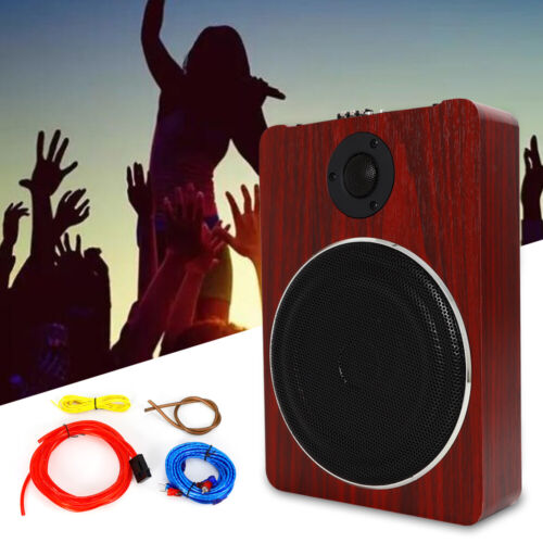 Systems,  8 Inch 600w Wood Under-seat Car Subwoofer