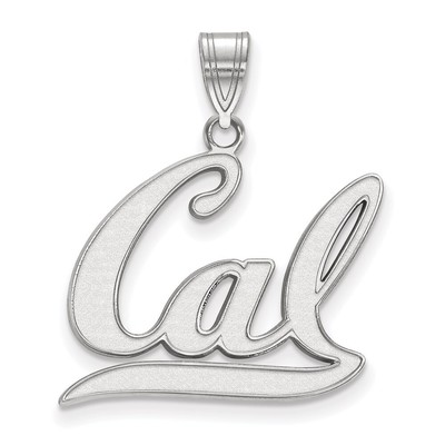 Sterling Silver LogoArt University of California Berkeley Large Pendant