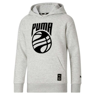 Пуловер с капюшоном и капюшоном Puma Basketball Pack для мальчиков, повседневная верхняя одежда размера S