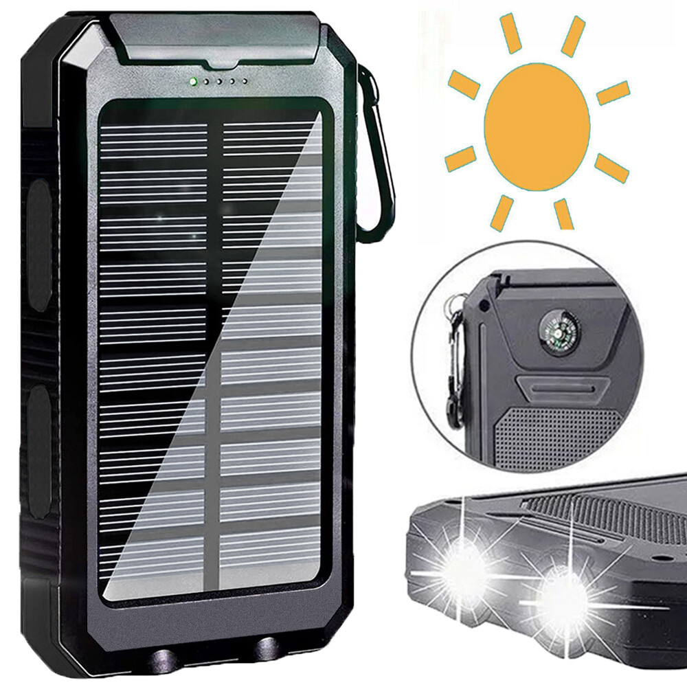 2023 Super 2000000mAh USB Portable Charger Solar Power Bank 