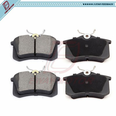Rear Ceramic Brake Pads For 2010-2012 Audi A3 1986-1989 Volkswagen Scirocco